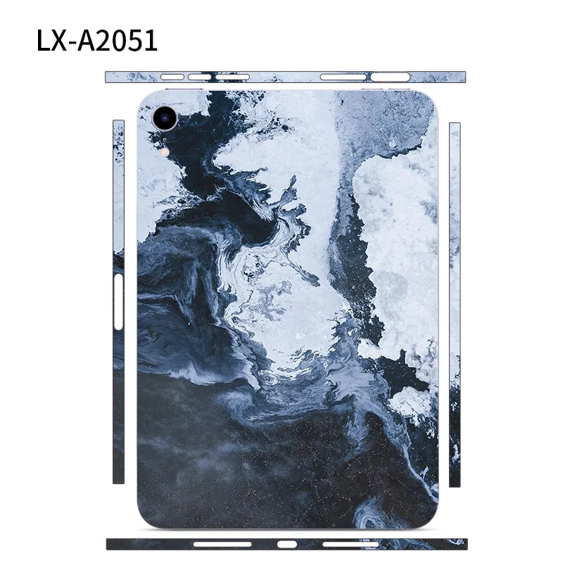 For iPad Pro 2022 2021 2018 12.9 11 Mini 7 6  Full Cover Colorful Back Film Covers Decal Skin Protector Sticker