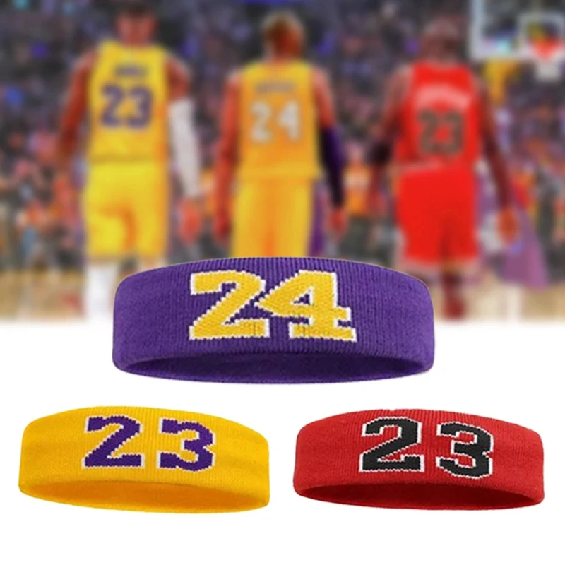 

3PCS Cotton Athletic Headband Elastic Sweatband Protection Basketball Tennis Sport Adult Kids Style Gym Fitness Sweat Hair Band