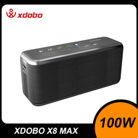XDOBO X8 Max 100W Super Power Bluetooth-Compatiable Wireless Speaker TWS Subwoofer Power Bank Function Support USB/TF/AUX