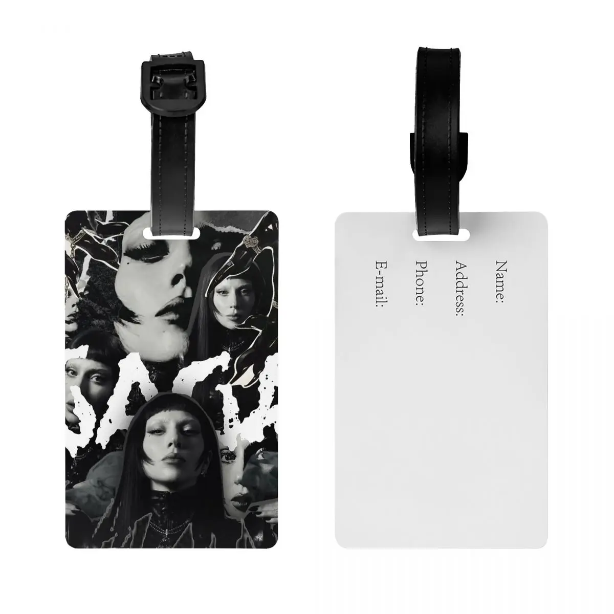 

Бирки для багажа с альбомом Lady Gaga Mayhem, аксессуары для чемоданов, бирка для ручной клади, держатель для этикеток, идентификатор, имя, адрес