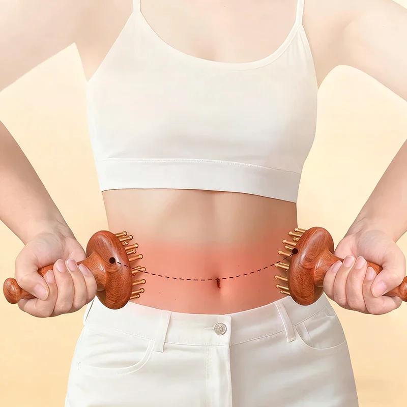 المحمولة النحاس خشبية غوا شا أداة تدليك رئيس الرقبة الساق الجسم ميريديان مدلك اللمفاوي العضلات الإغاثة الألم تدليك الأنسجة العميقة #2