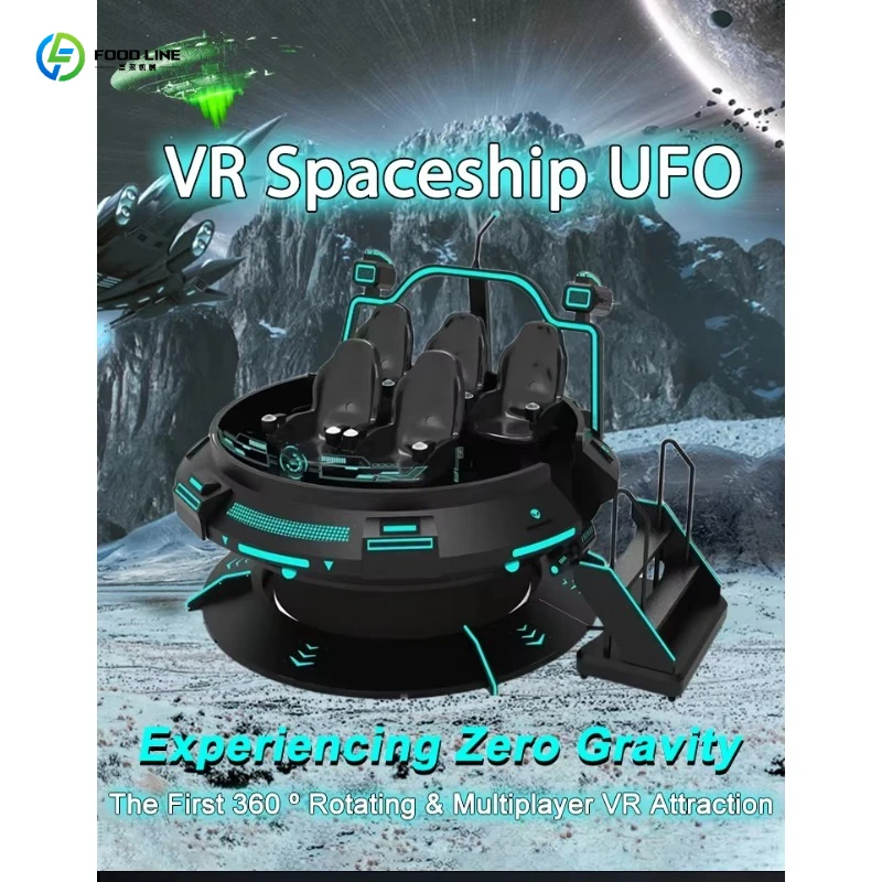 FL VR Cinema Simulator Deluxe Multi-Seat Capsule Aluminum Alloy for Resort Entertainment Village