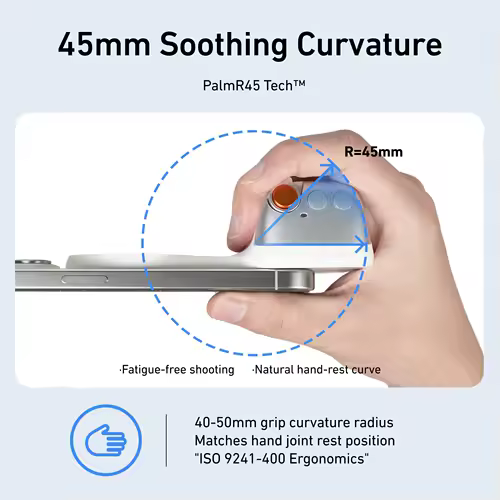 TELESIN Magnetic Phone Camera Shoot Hand Grip Phone Holder Shooting Aid Remote Control Handle for Iphone HUAWEI SAMSUNG Phone - Image 4
