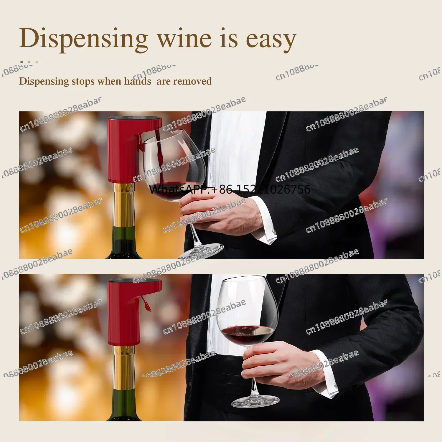 Plastic Alcohol Smart Auto Portable Electric Bottle Automatic Whiskey Shot Liquor Wine Dispenser