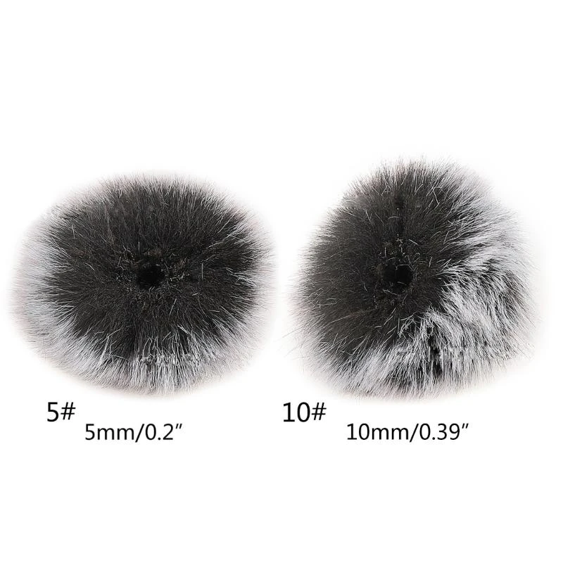 1PC Universal Lavalier Microphone Furry Windscreen Fur Windshield Wind Muff