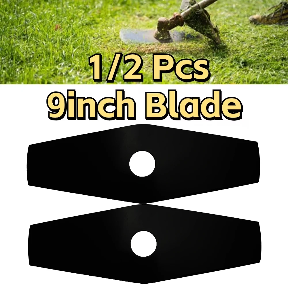 

9inch Black Lawn Mower Brush Cutter Blade Saw Weed Eater Sting Trimmer Blade Garden Grass Cutting Blades Garden Tool Accessories