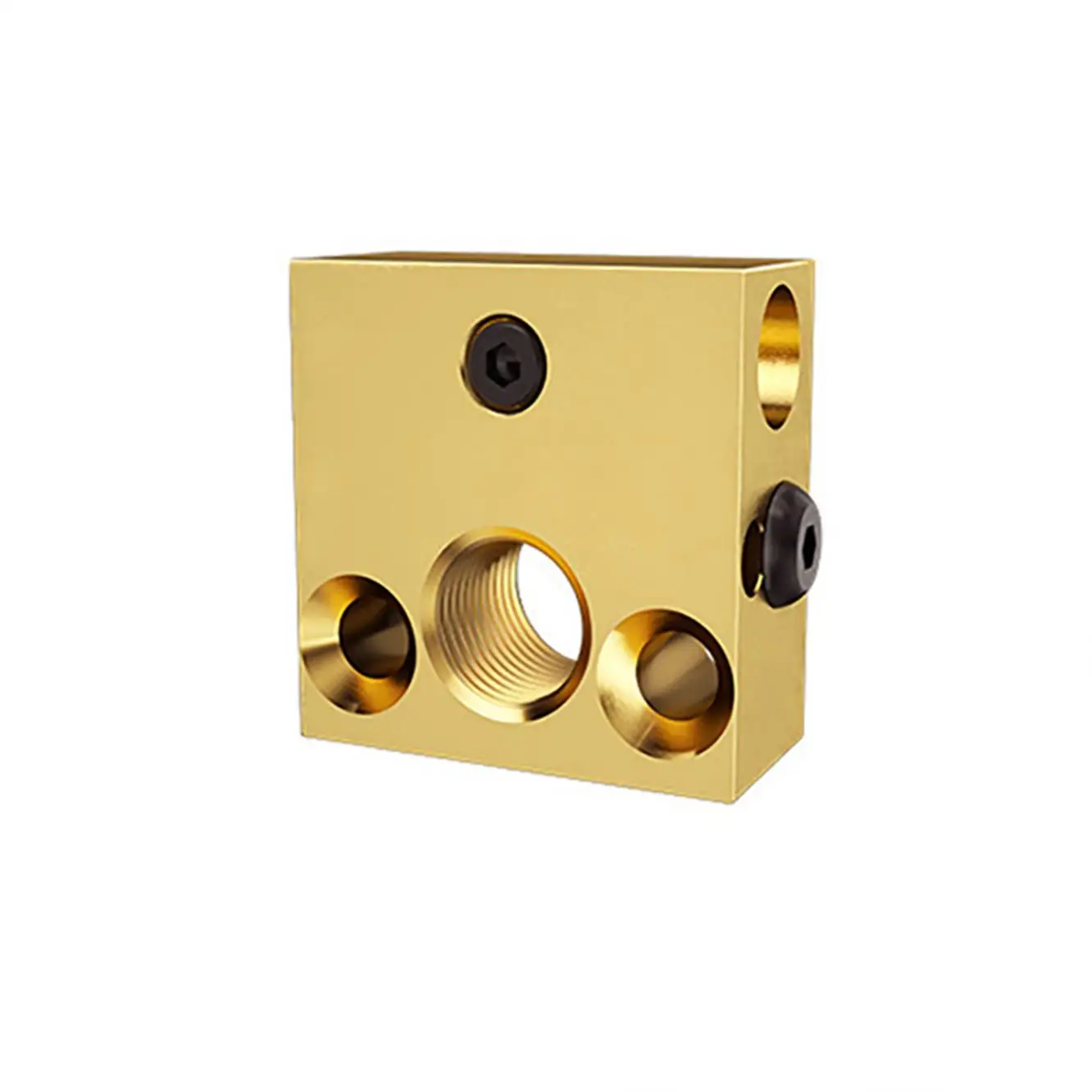 Updated High Temperature Brass  MK8 Extruder Heat-Block Fit for Creality Ender 3 5 Serial / CR10 S4 S5 / 3D Printer