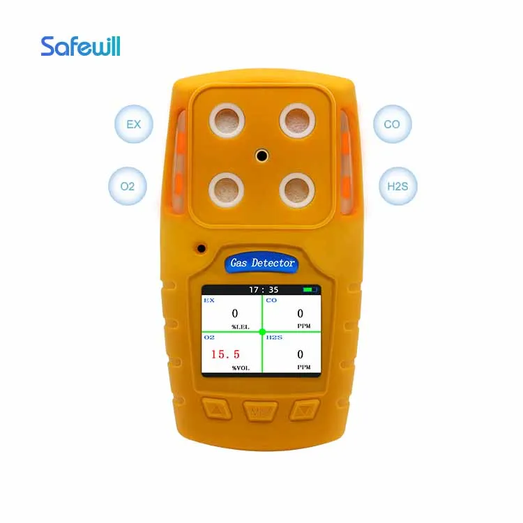 Factory Price Handheld Portable Smart Gas Leakage Detectors ES30A 4 in 1 Multi Gas Analyzer EX LEL Natural Gas Detector