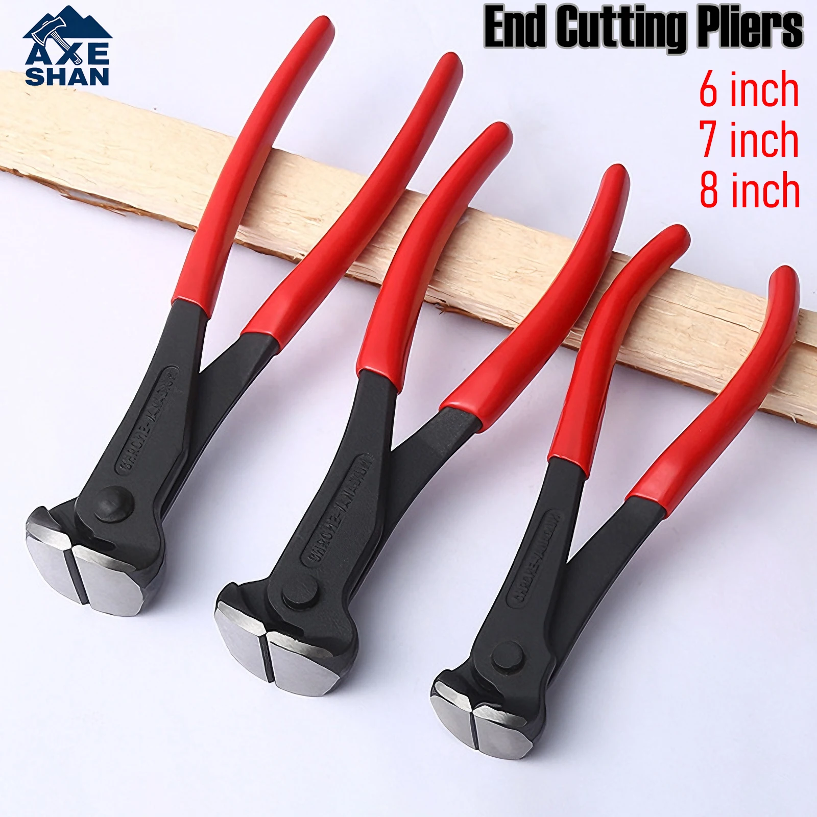 6/7/8 in End Cutting Pliers Heavy Duty Nail Puller Wire Cutter Nipper for Carpenter Demolition Pincers Multifunctional Hand Tool