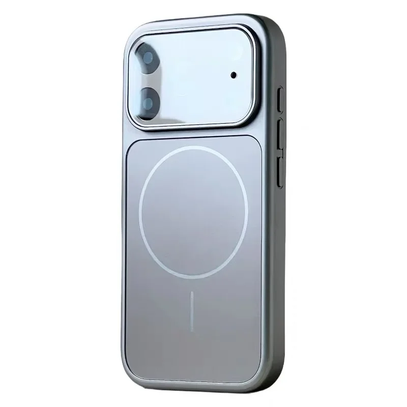 Original Mattes AG-Glas Magnetisches Handyhülle für iPhone 17 Pro Max 12 13 14 15 16 Plus 11 Air für Magsafe Cover Funda Coque