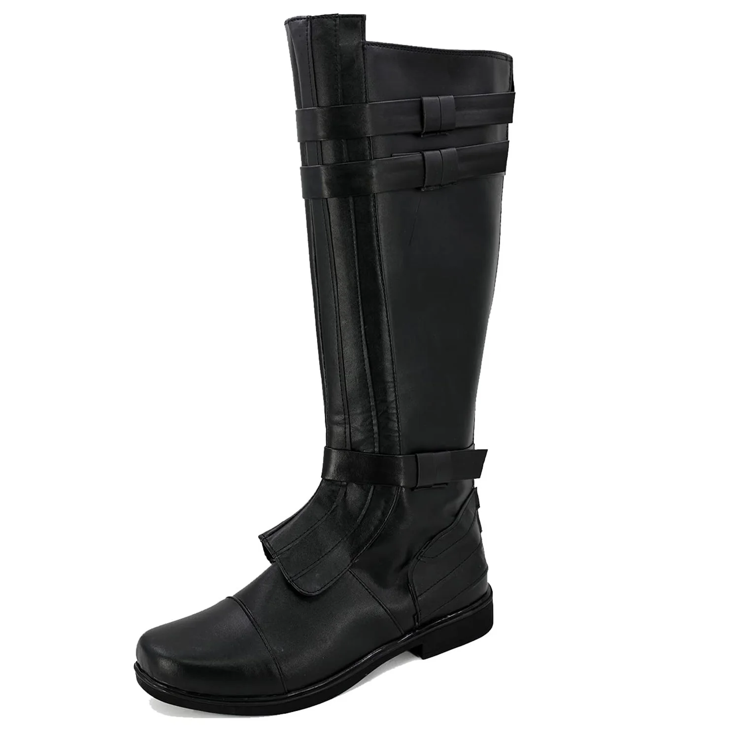 Verkleidung Ritter Anakin Cosplay Schuhe schwarze Stiefel Film Raum Kampf Kostüm Zubehör Männer Rollenspiel Phantasie Party Schuhe