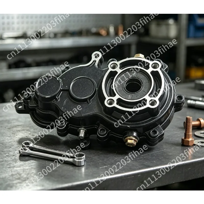 Differential Gearbox Assembly With 4 Hole Rear Axle 18 Tooth 16 Half Shaft Fitting For Tricycle Power Transmission