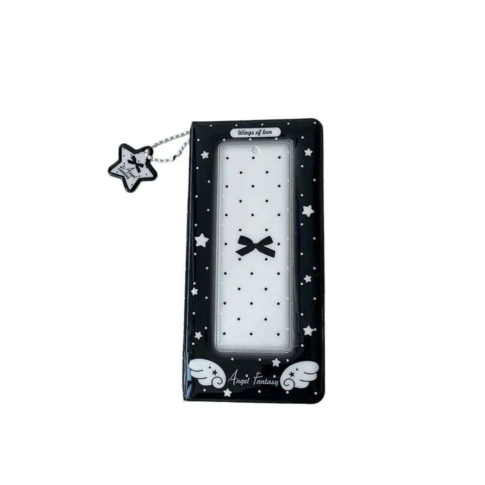 INS PVC Four-grid Life Photo Album 40 Pockets Waterproof Idol Card Collection Book Star Wings Printed Bill Storage Booklet