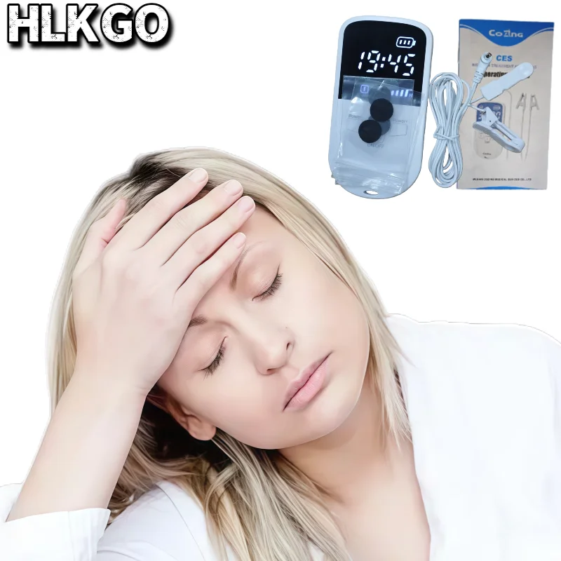 Home Use Vagus Nerve Stimulator Device, Rechargeable VNS Ear Clip for Sleep Support and Anxiety Relief