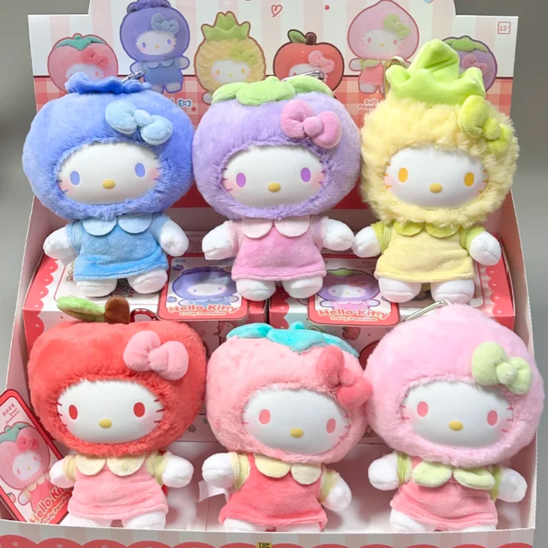 

new Hellokitty Fruity Paradise Series Vinyl Blind Box Kawaii Bag Pendants Decor Mystery Box Trendy Toy girl Gifts Genuine ﻿