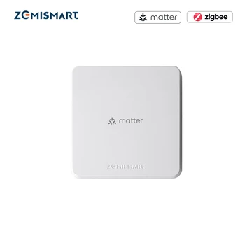 Zemismart Matter Hub Zigbee Thread Gateway Smart Home Bridge Matter Gateway يعمل مع تطبيق Tuya Google Home Control