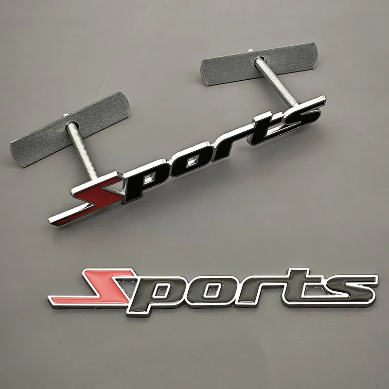 

Новая 3D металлическая наклейка на автомобиль с логотипом, спортивный значок на боковое крыло, передняя решетка багажника, эмблема автомобиля, грузовика, универсальный декор, спортивные аксессуары