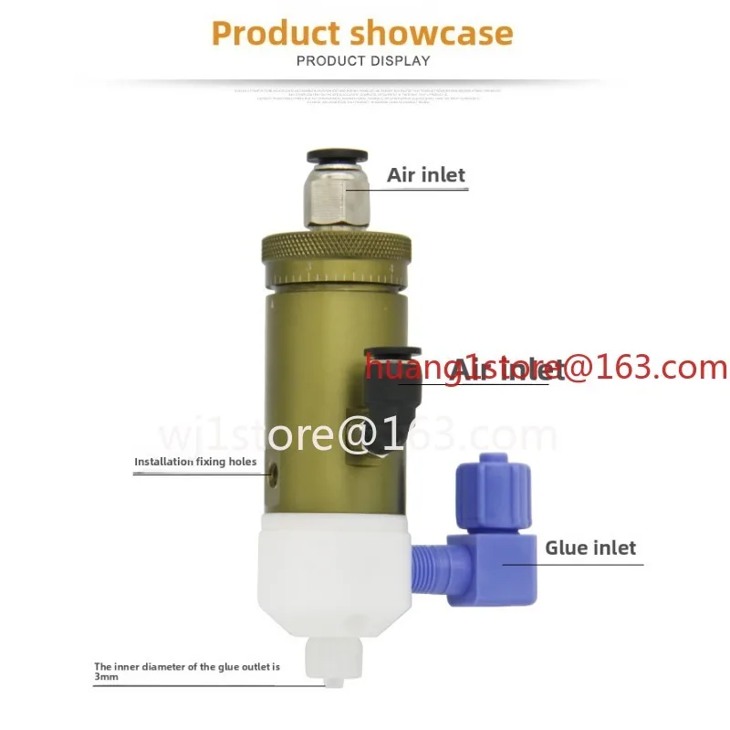 QLH70  glue valve single-action dispensing valve 502 quick-drying glue dispensing  glue valve accessories for anaerob