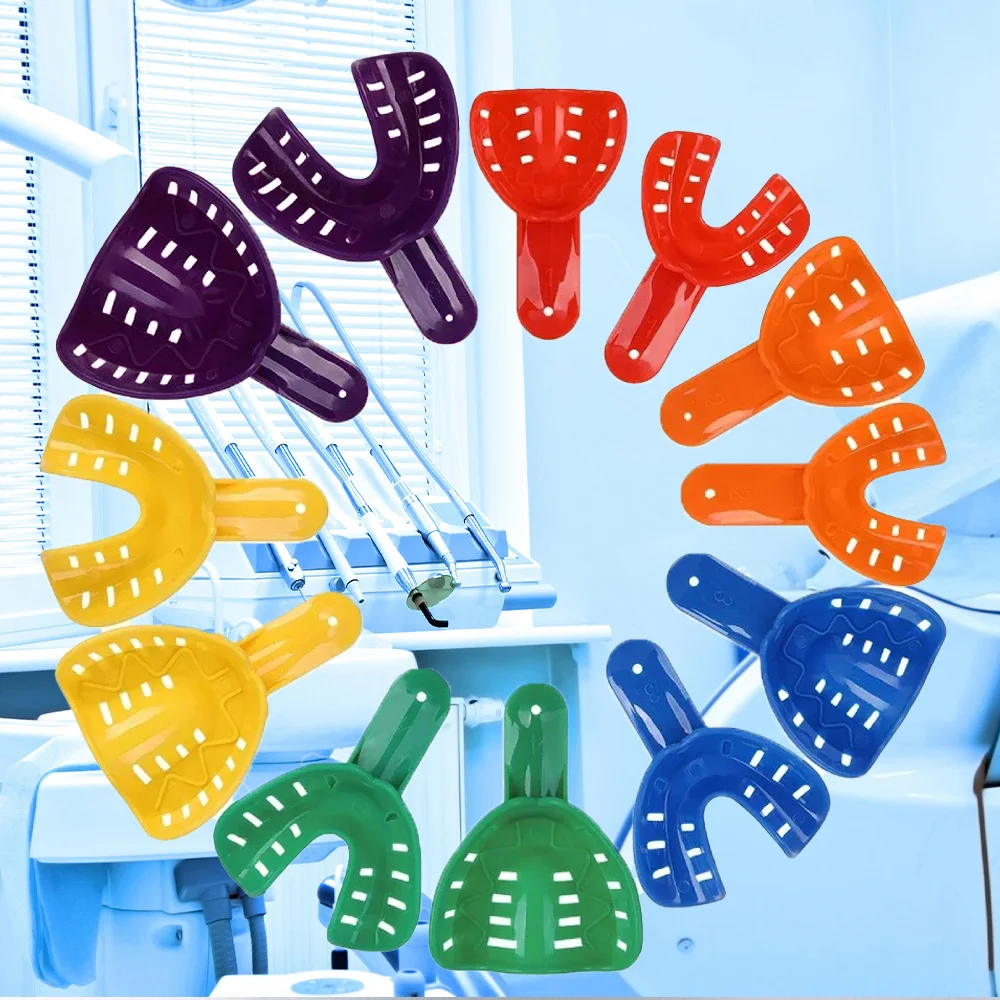 

AG 12 шт., стоматологические лотки для зубов, прочный пластиковый держатель для зубов, лабораторные аксессуары для стоматологии, инструменты