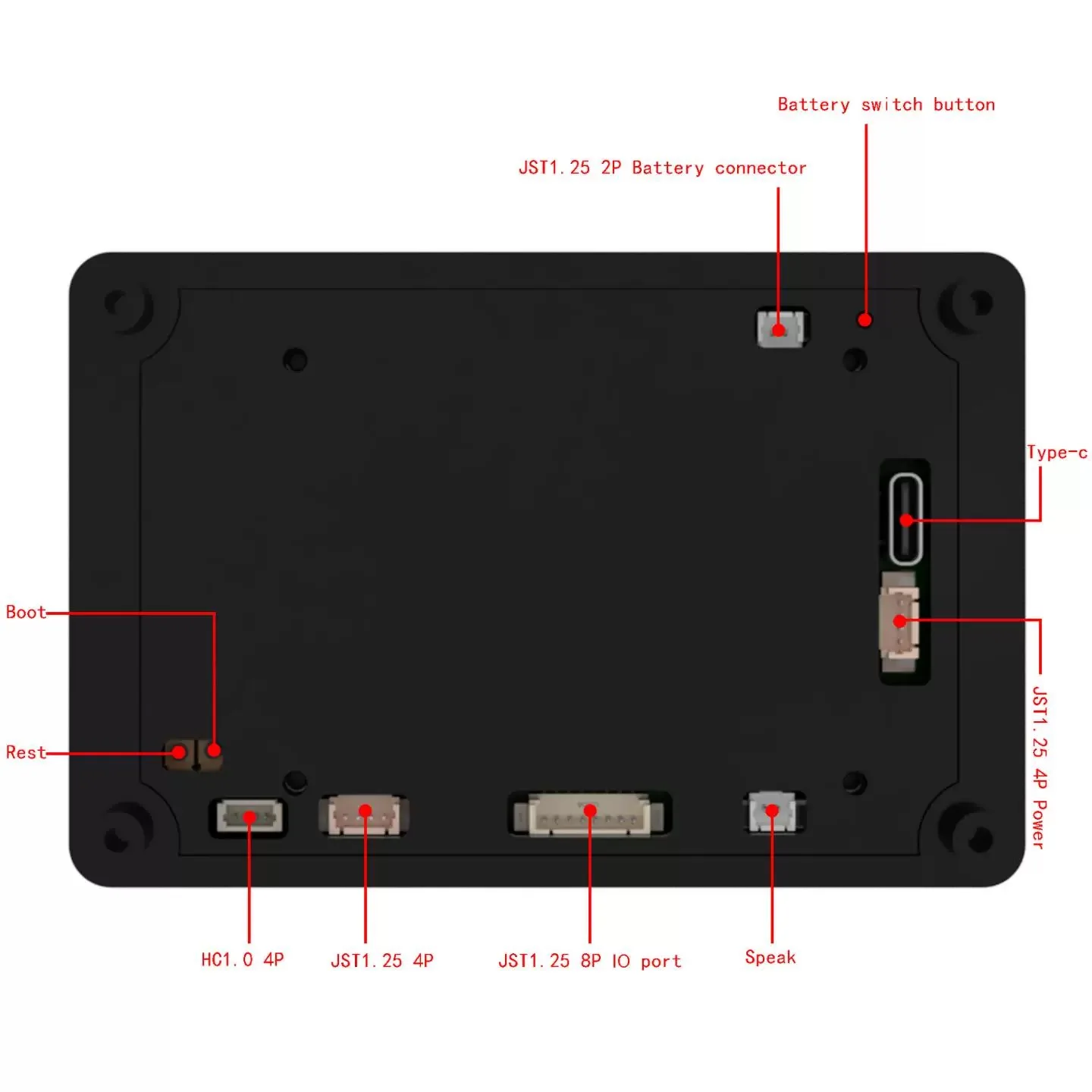 ESP32-S3 development board with 3.5-inch IPS capacitive touch screen supporting battery LVGL development WI-FI Bluetooth module