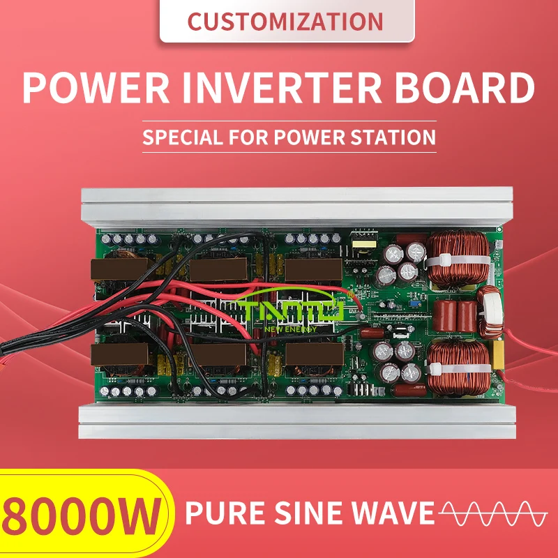 Tianmo 8000W Power Inverter Board Off Grid DC 24V 48V To AC110V 220V 230V 240v For Solar Inverter System
