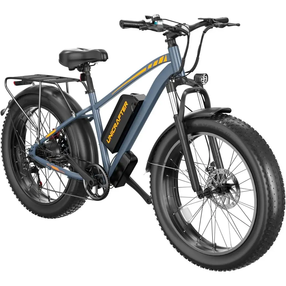 

01 Electric Bike or Adults with 1000W Motor, 48V 18.2AH Removable Battery, 26" Electric ycle at Tire E-Bike 30MPH Mountain Beach