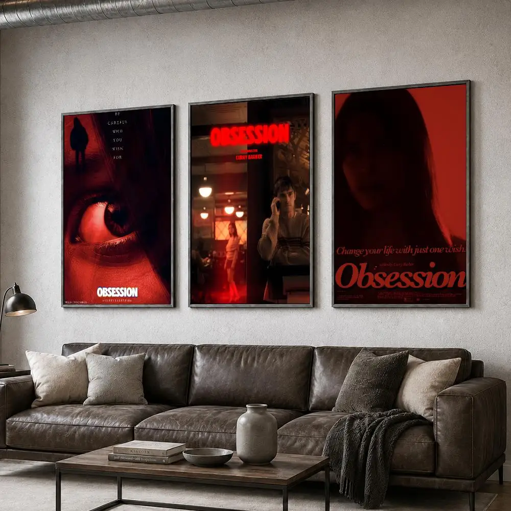 Film Obsession Curry Barker Horror Poster  PP Self Adhesive Home Garage Dorm Bar Wall Decor Aesthetic Retro Gift