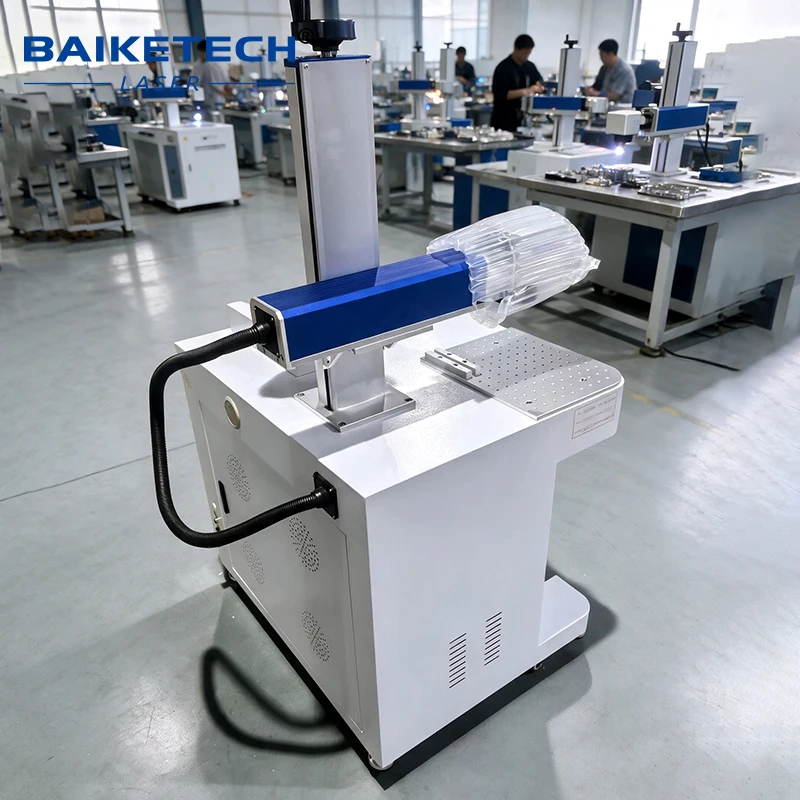 Benchtop Fiber Laser Marker for Small Parts: Engrave Dates, Lot Codes, Barcodes on Zippo Lighters, Keychains, Watch Backs view 6