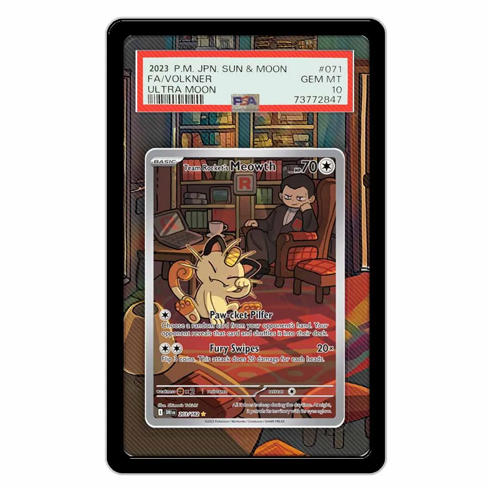 Art Display Case for Dawn Meowth Vulpix