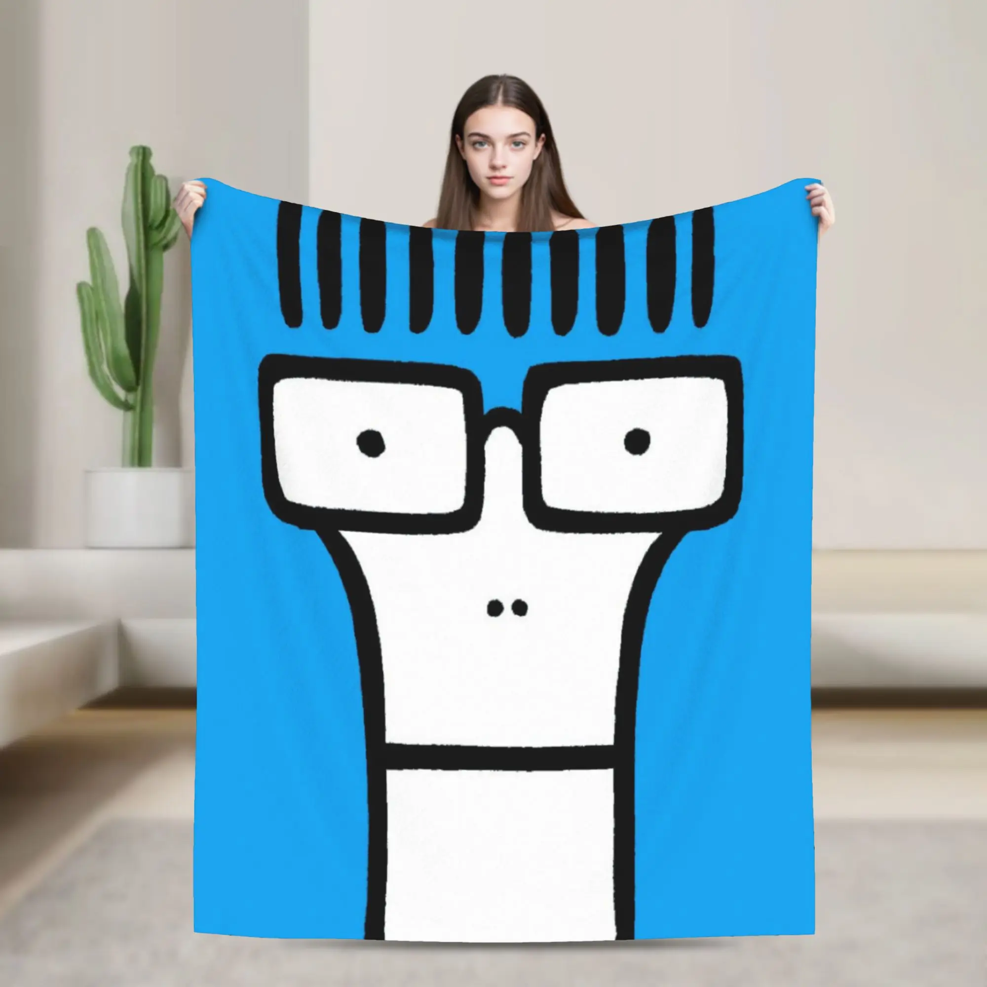 Descendents Milo Goes to College Blanket Warm  Throw Blanket Winter Girl Living Room Picnic Bedspread