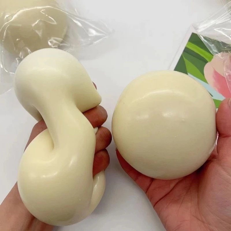 9cm Super Large Fluid Cheese Ball Stress Relief Giant Slow Rebound Squeeze Toy Anxiety Relief Stress Management Ball For Adults