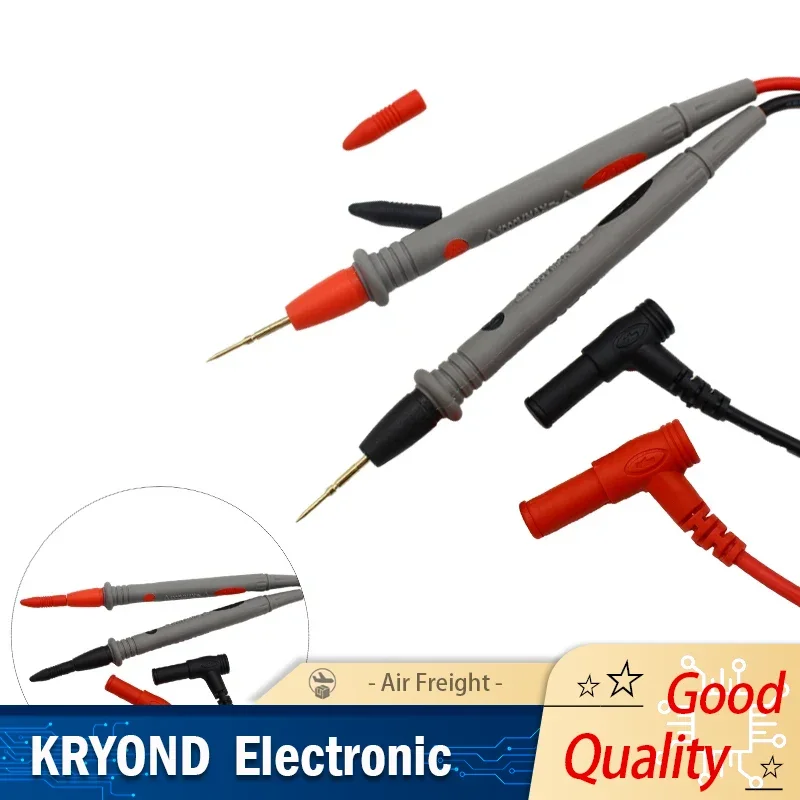 1 Pair Universal Probe Test Leads Needle Tip For Digital Multimeter Multi Meter Tester 20A