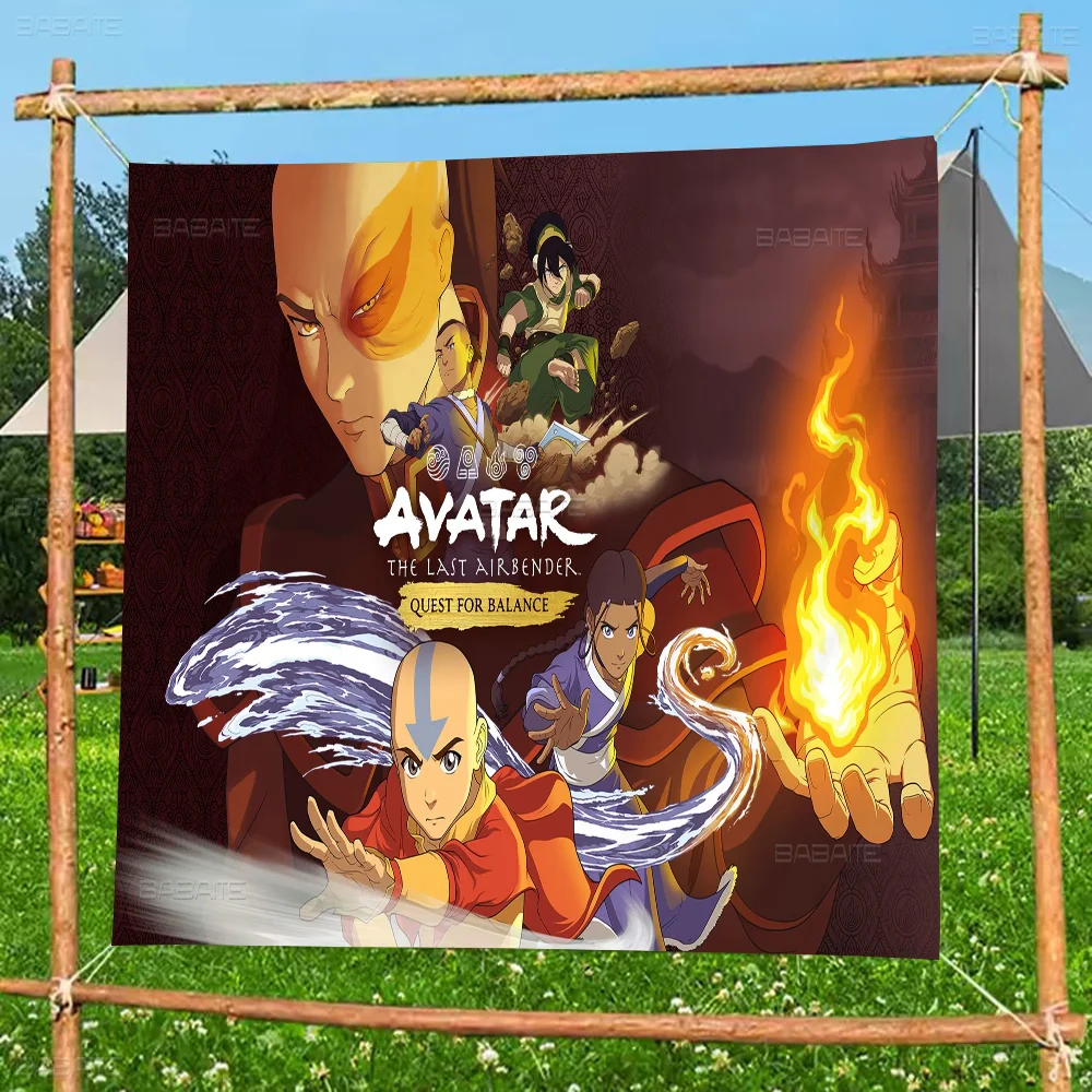 A-Avatar the L-Last A-Airbender High End Quality Banner Printing Artistic Atmosphere Style Camping Flag