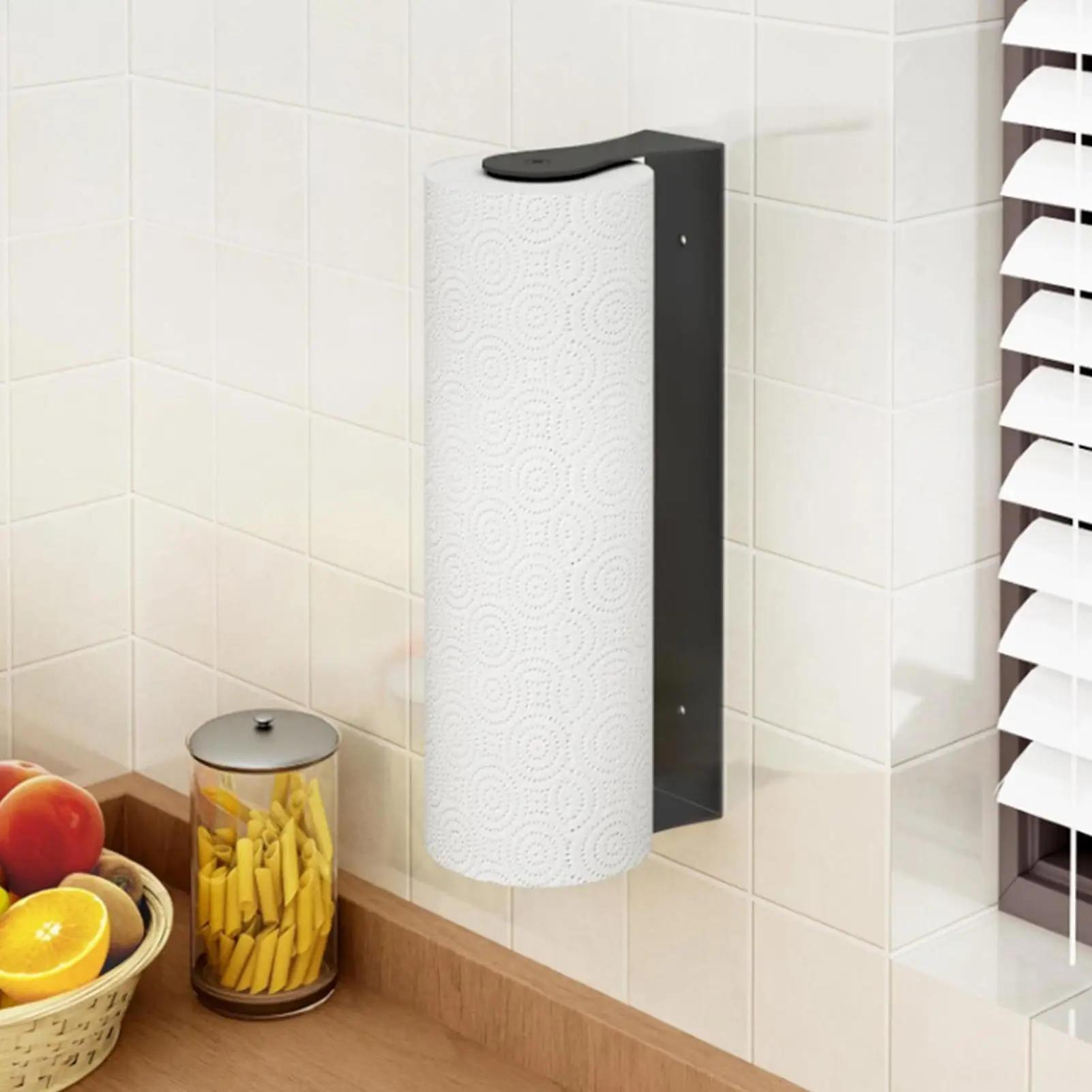 

Paper Towel Holders Space Saving Dispenser Under Counter Towel Roll Rack For Kitchen Bathroom Pantry Laundry Room Office Garage