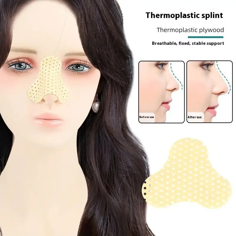 Self-shaping Nose Splint Low Temperature Thermoplastic Nose Job Adhesive Tape Fracture Splint Provide External Support Fixation