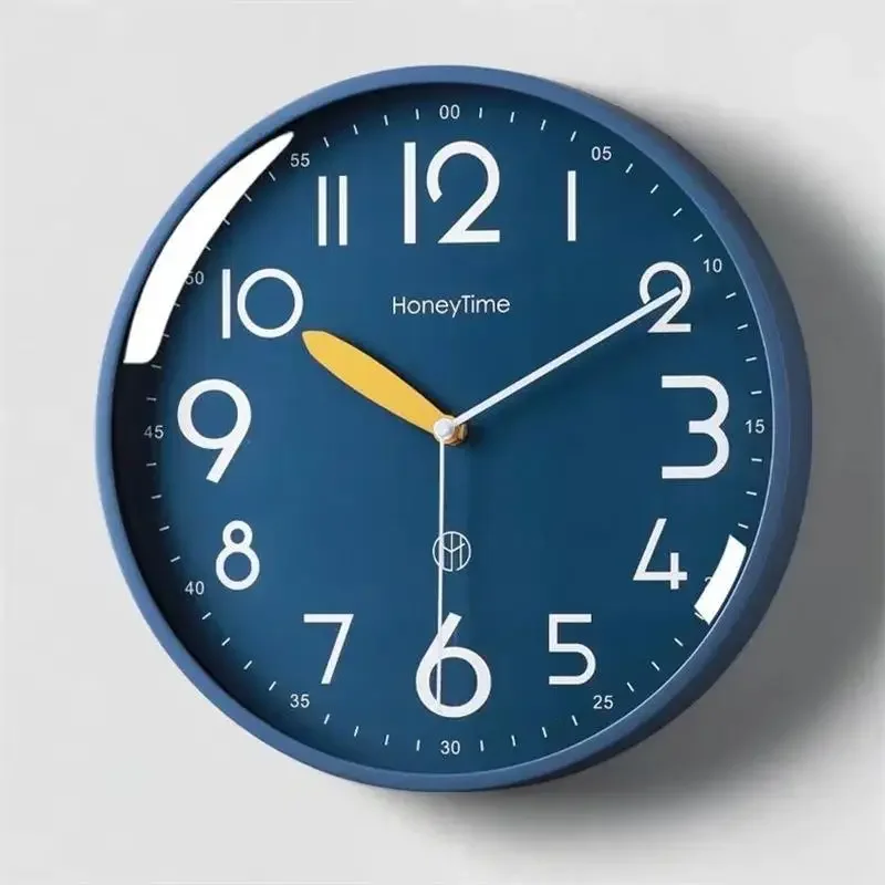 Simple Modern Silent Clocks Creative Artistic Bedroom Living Room Study Mute Wall Hanging Clock Watch Home Decoration