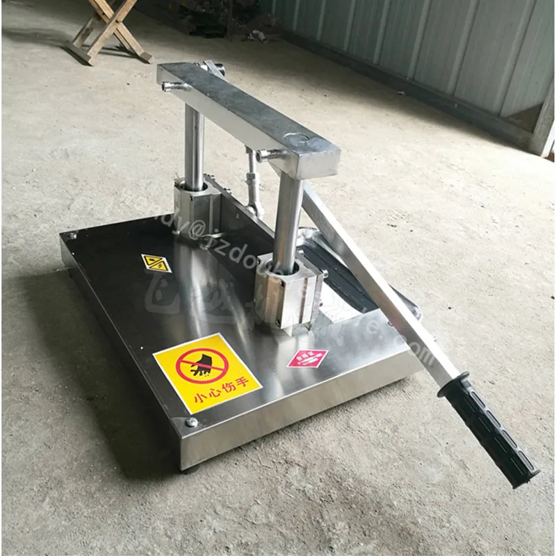 Hand press chop pig trotter machine/small chicken bone cutting machine/manual meat bone chops dicing machine for hotel