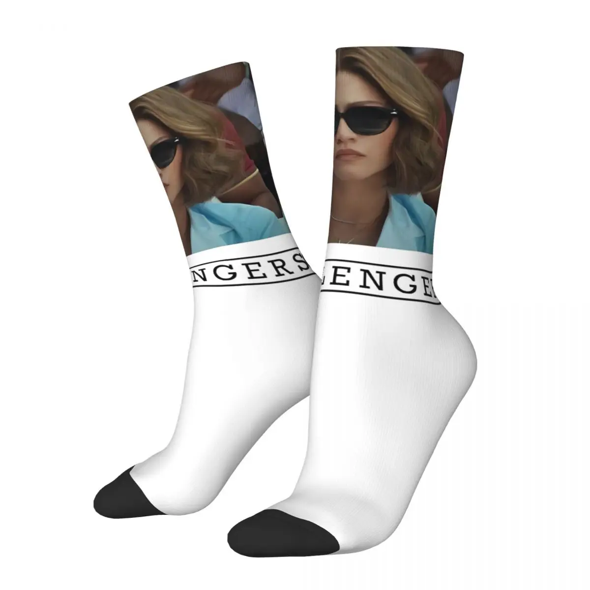 Challengers Movie Logo Zendaya Theme All Season Socks Accessories for Unisex Non-slip Crew Socks