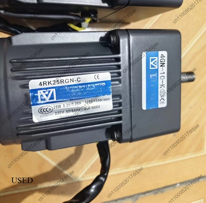 1PCS 4IK25RG + 4GN100K 25w geared motor, specific speed 1:10 accessories