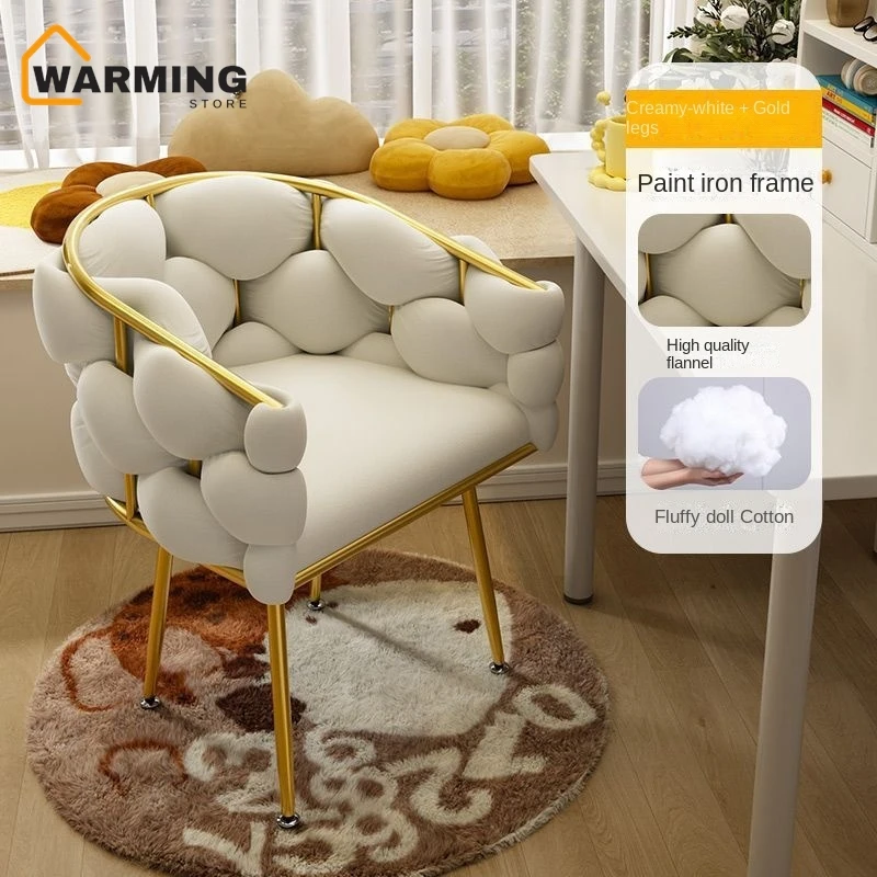 Warming Dining Chairs For Home Use Modern Simplicity Milk Tea Shops Coffee Shops Restaurants Backrests And Leisure Chairs