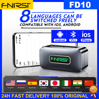 FNIRSI FD10 BluetoothV5.1 Check Engine Light Car Repair Car OBDII Scanner Code Reader Clear Error OBD Diagnostic Tool IOSAndroid