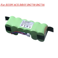 12v Robot Vacuum Cleaner Batttery Pack for Ecovacs Deebot DE55 DE5G DM88 DD35 DG710 DG716 Parts Accessories