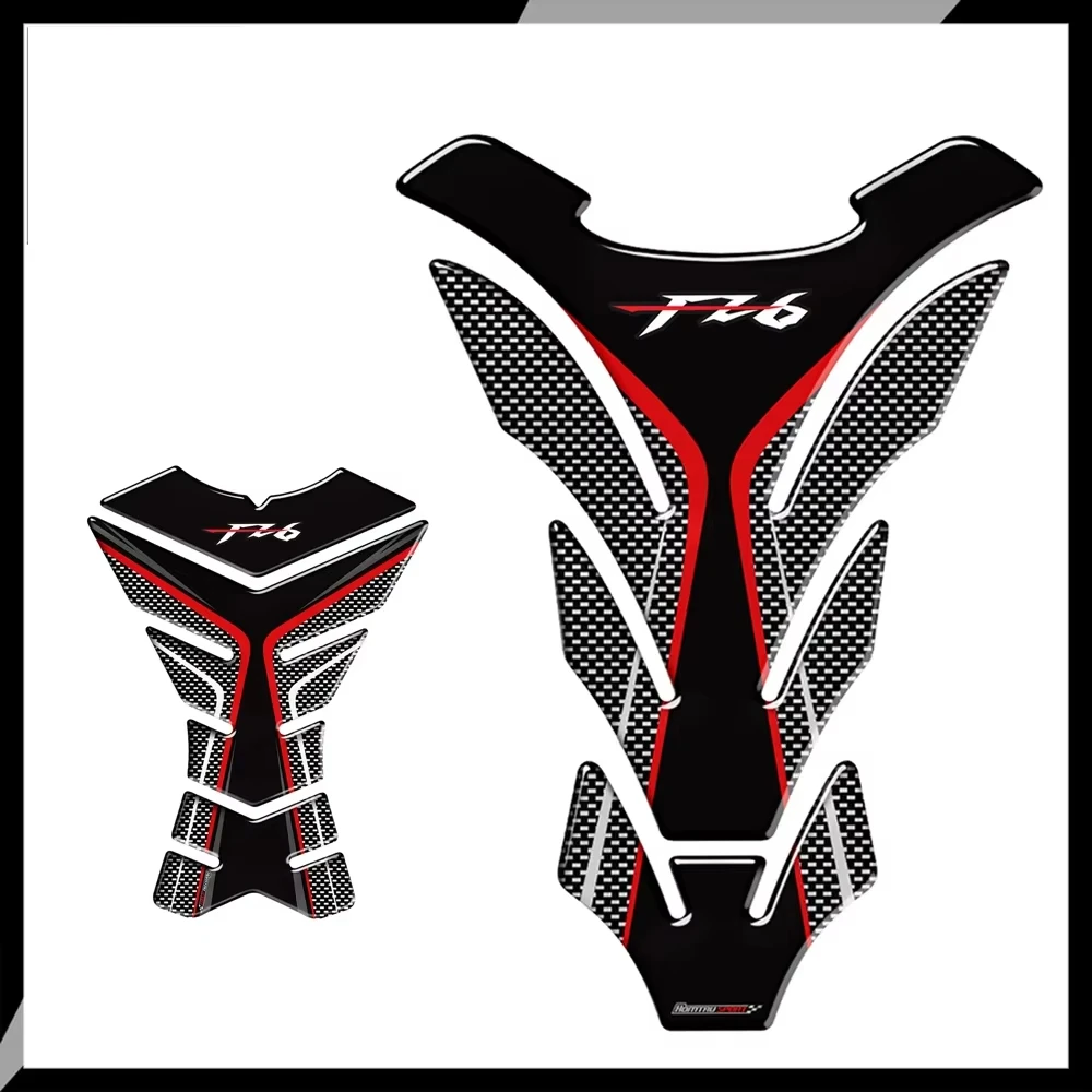 For Yamaha FZ6 FZ6N Tankpad 3D Carbon-look Motorcycle Tank Pad Protector Decal