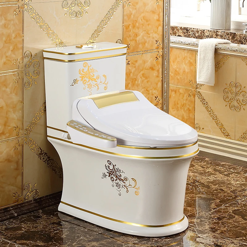 European-style toilet golden intelligent water-saving instant body cleaner full-automatic