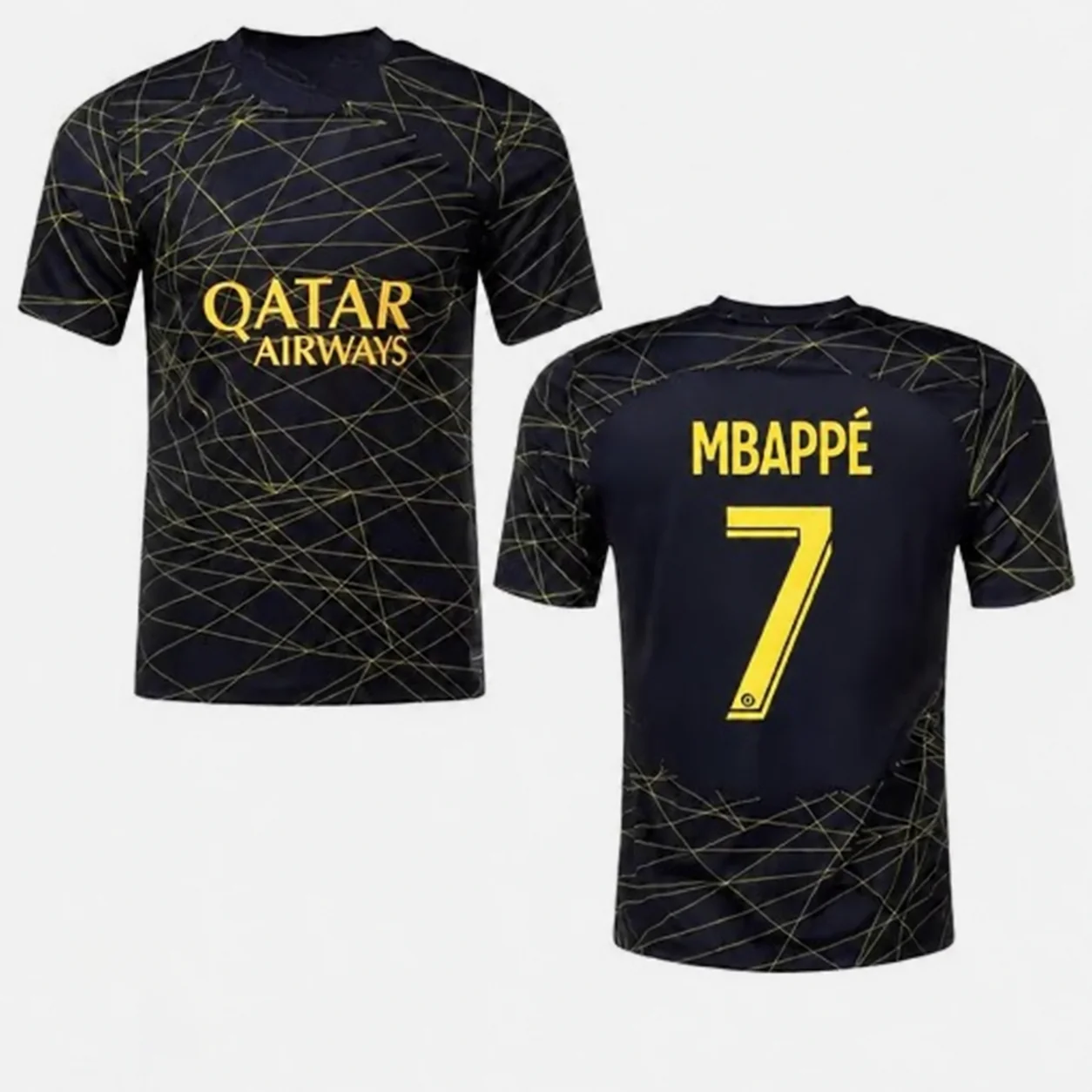 PSG Special Edition Football Jersey Neymar Jr 10 Printed T-shirt Short Sleeve Sports Training Tops Family Matching Outfits