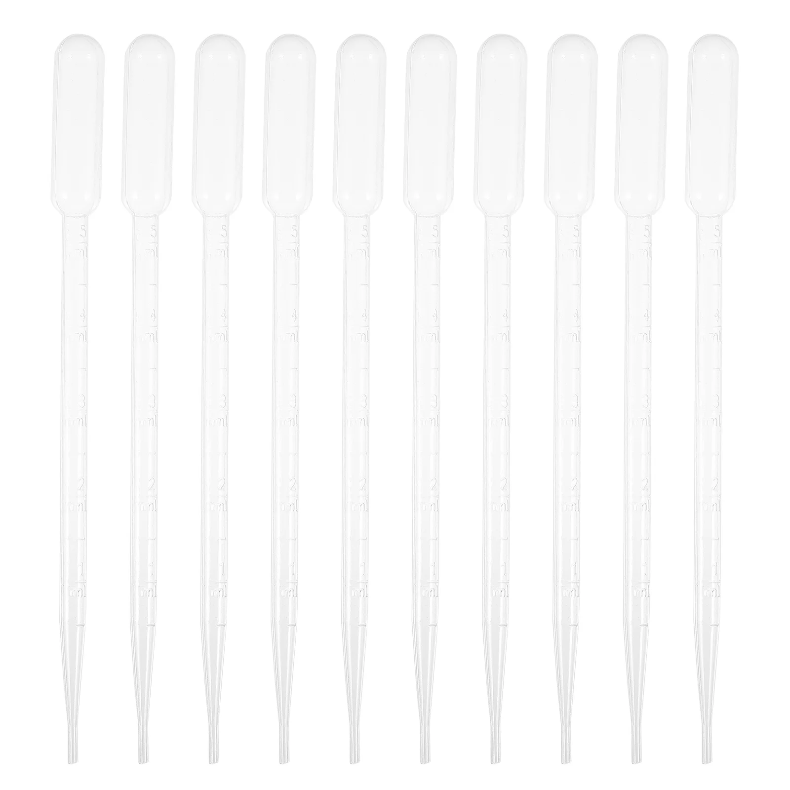 50 Pcs Eye Dropper Dispenser Plastic Dropper Droppers Spuit Pipettes Science Calibrated Fluid Experiment Scale