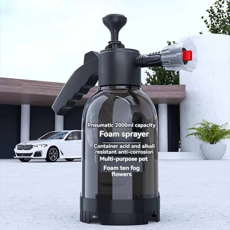 Pulverizador de espuma para lavado de coches, generador de espuma eléctrico neumático, boquilla de espuma de mano de alta presión, botella de Spray