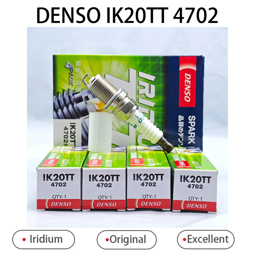 Original DENSO Iridium Spark Plug IK20TT 4702 Suitable For Some Models Of Camry RAV4 Pajero etc