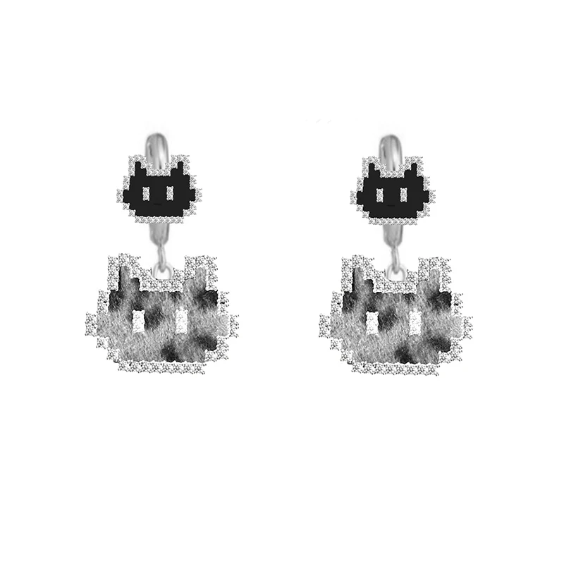 MASW Original Design Elegant Temperament Cats Earrings For Women Female Gifts Modern Jewelry Ear Accessories 2025 Trend New