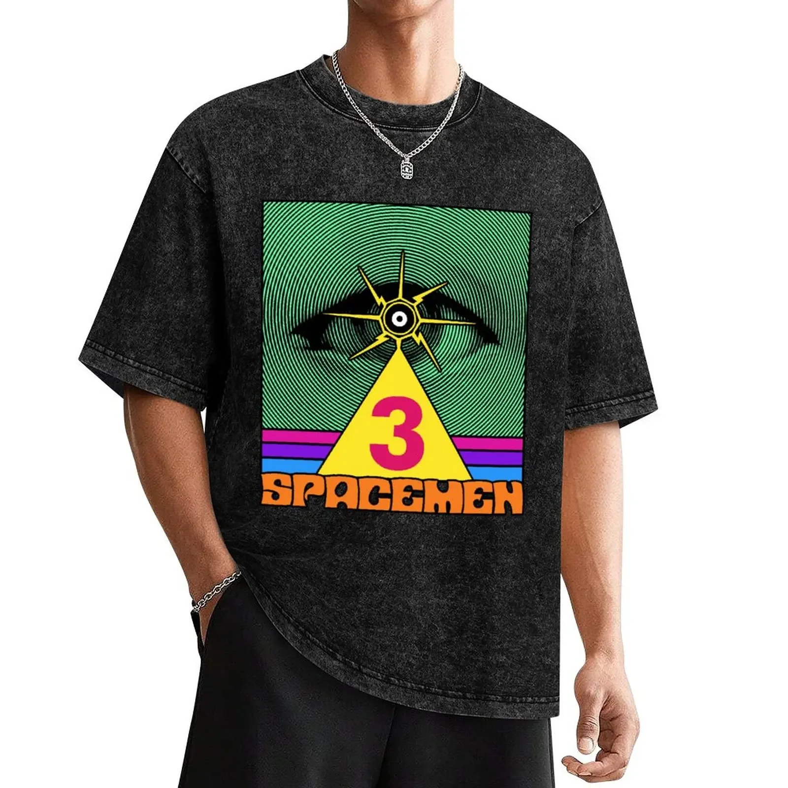 

Spacemen 3 Dreamweapon T-Shirt boys whites anime clothes cotton graphic tees mens graphic t-shirts hip hop